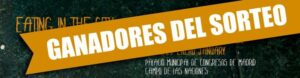 Ganadores del sorteo Madrid Fusión 2014!!
