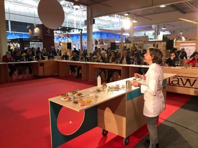 Inés Abril conquista al público en el Fórum Gastronómico de A Coruña 2017