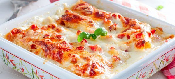 Lasaña de mejillones en escabeche