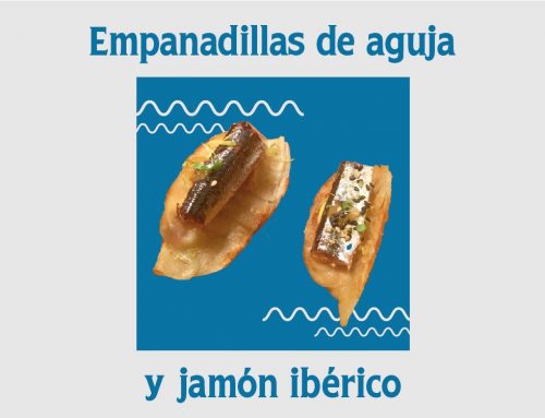 Empanadillas de aguja y jamón ibérico